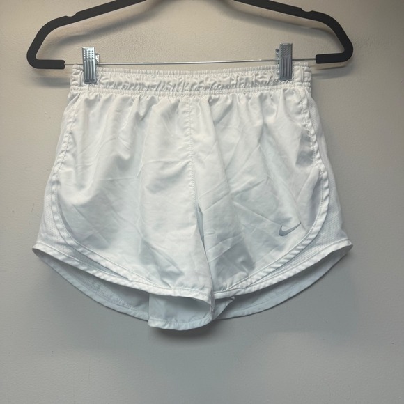 Nike Pants - Nike Dri-FIT Running Shorts Womens Small White Excellent Athletic Mesh Trim